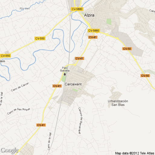 Imagen de Carcaixent mapa 46740 1 