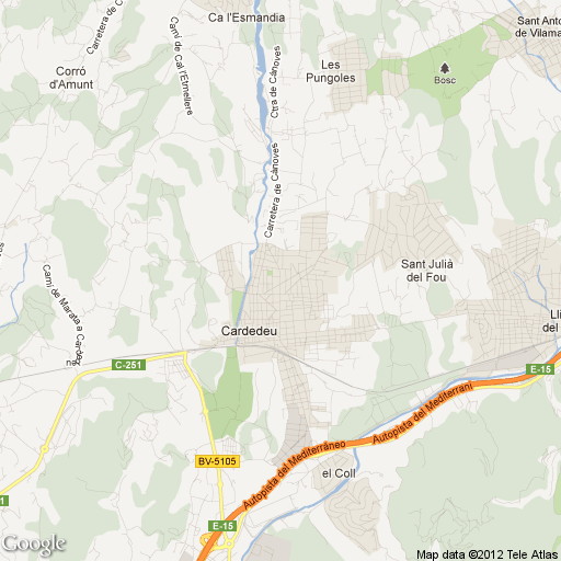 Imagen de Cardedeu mapa 08440 1 