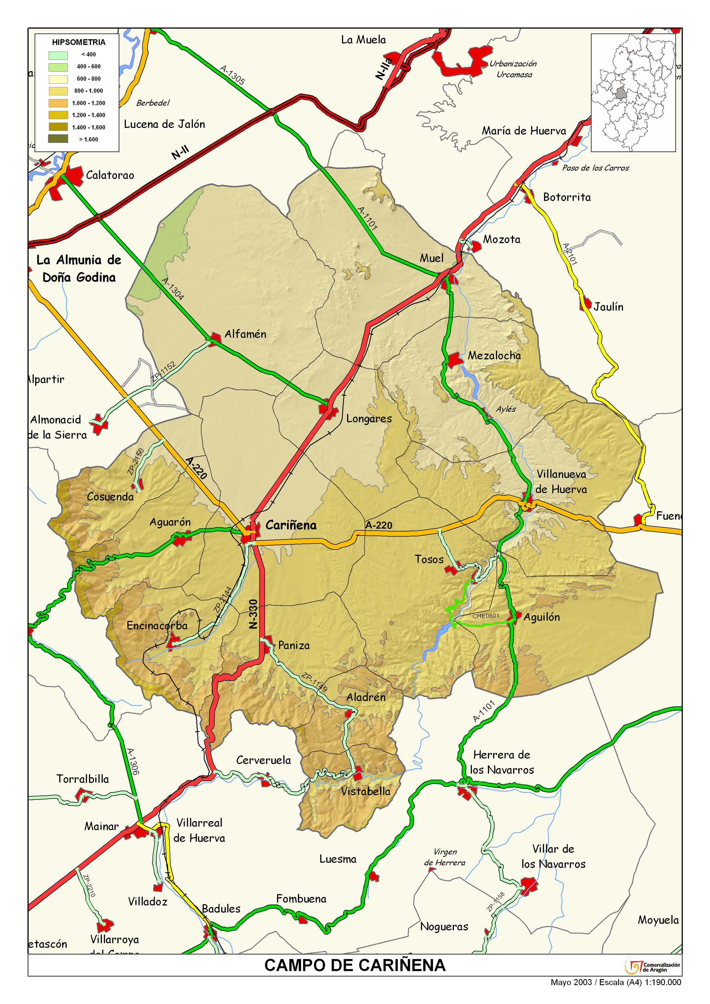 Imagen de Cariñena mapa 50400 6 