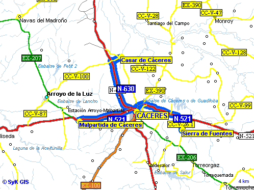 Imagen de Casar de Cáceres mapa 10190 1 