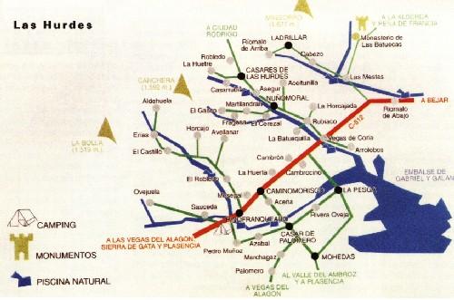 Imagen de Casares de las Hurdes mapa 10628 2 