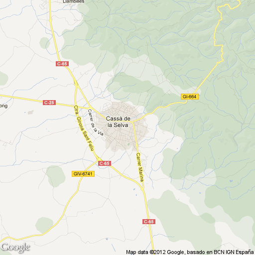Imagen de Cassà de la Selva mapa 17244 1 