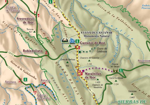 Imagen de Castañar de Ibor mapa 10340 5 