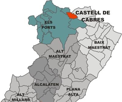 Imagen de Castell de Cabres mapa 12319 4 