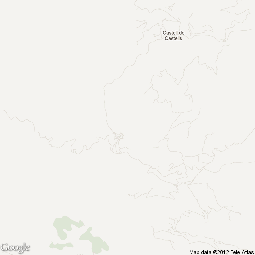 Imagen de Castell de Castells mapa 03793 2 