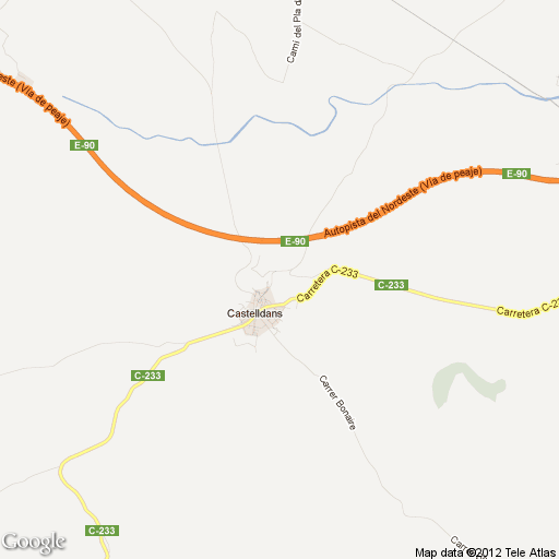 Imagen de Castelldans mapa 25154 1 