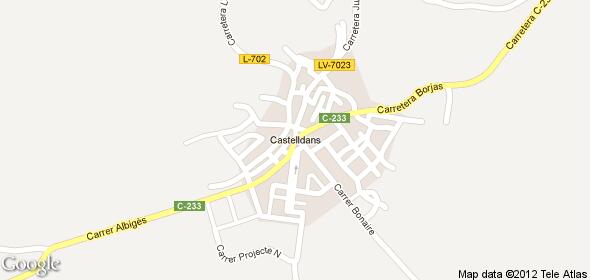 Imagen de Castelldans mapa 25154 4 