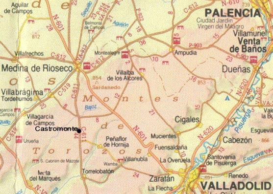 Imagen de Castromonte mapa 47641 5 