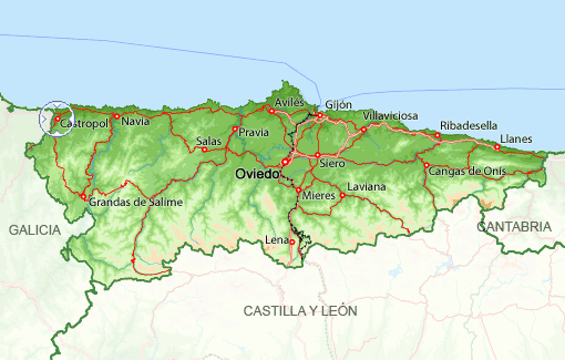 Imagen de Castropol mapa 33760 2 