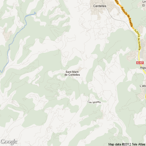 Imagen de Centelles mapa 08540 2 