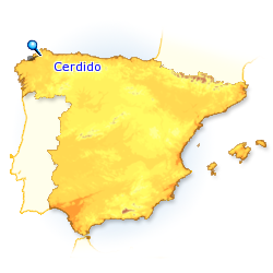 Imagen de Cerdido mapa 15530 2 