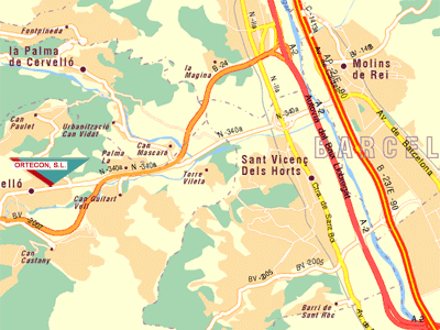 Imagen de Cervelló mapa 08758 4 
