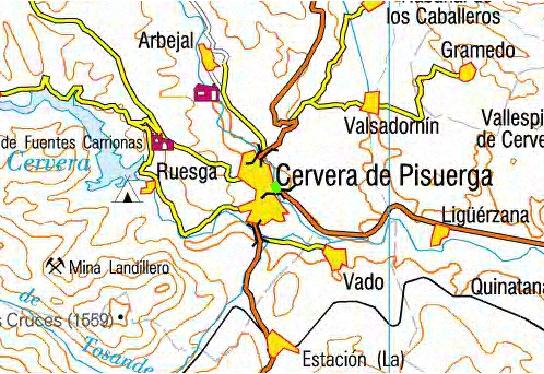 Imagen de Cervera de Pisuerga mapa 34840 3 
