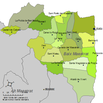Imagen de Cervera del Maestre mapa 12578 2 