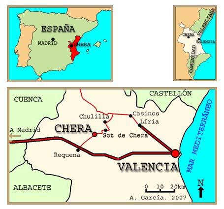 Imagen de Chera mapa 46350 3 