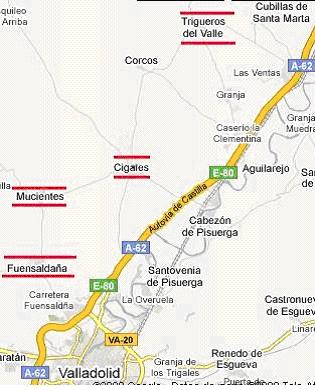 Imagen de Cigales mapa 47270 5 