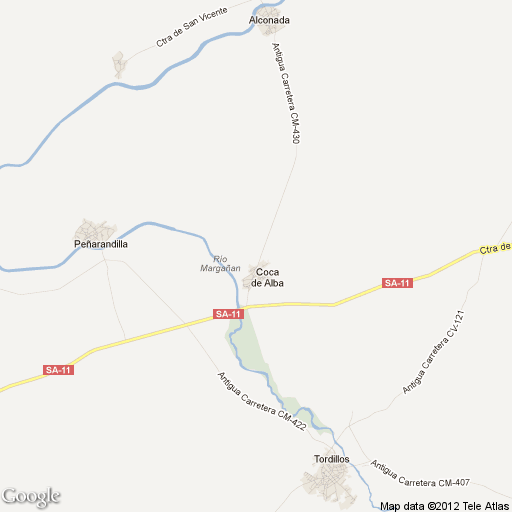 Imagen de Coca de Alba mapa 37830 1 