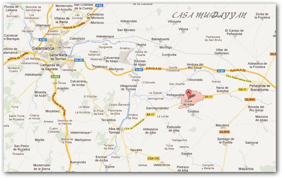 Imagen de Coca de Alba mapa 37830 6 