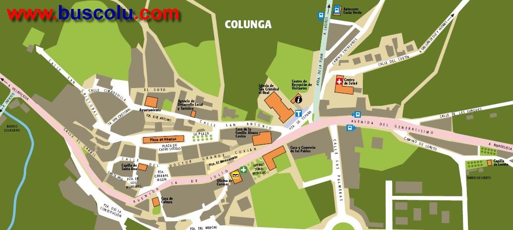 Imagen de Colunga mapa 33320 2 