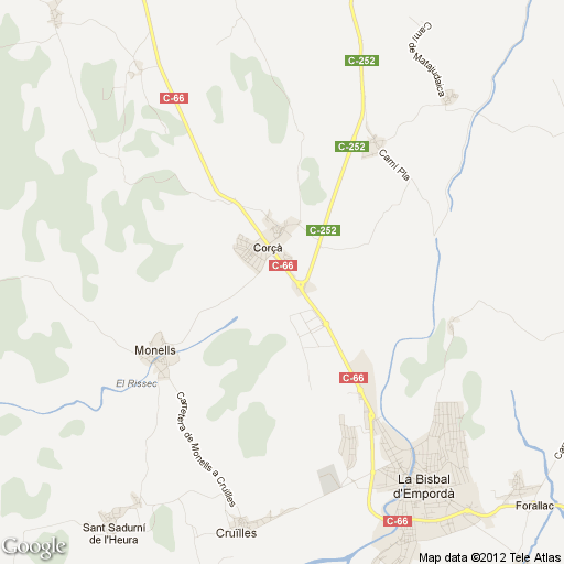 Imagen de Corçà mapa 17121 1 