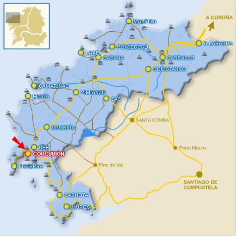 Imagen de Corcubión mapa 15130 2 