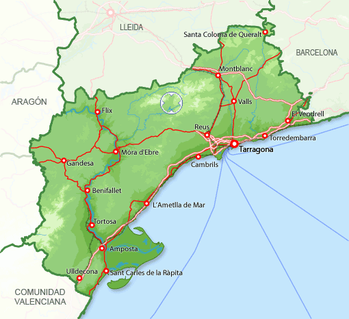 Imagen de Cornudella de Montsant mapa 43360 2 