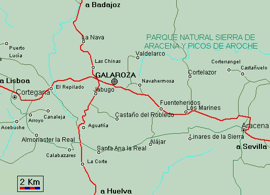 Imagen de Cortegana mapa 21230 5 