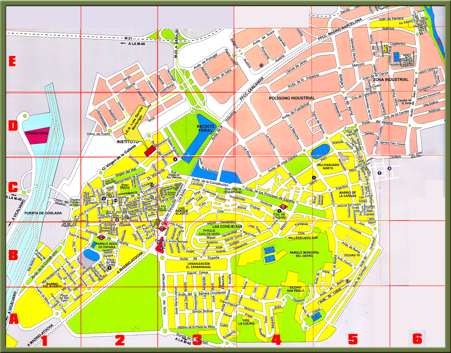 Imagen de Coslada mapa 28821 6 