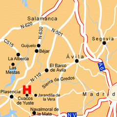 Imagen de Cuacos de Yuste mapa 10430 4 