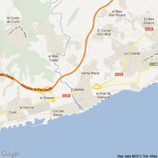 Imagen de Cubelles mapa 08880 1 