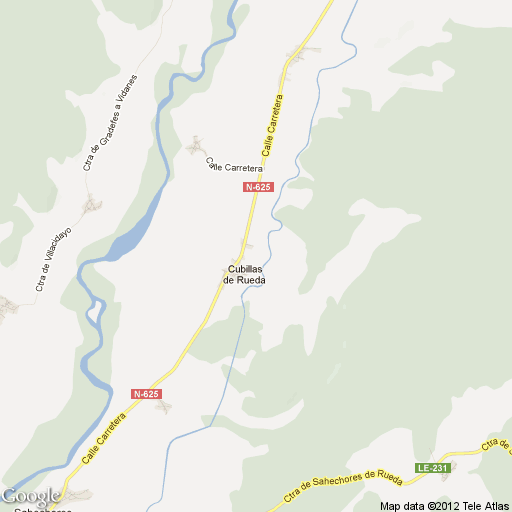 Imagen de Cubillas de Rueda mapa 24940 1 