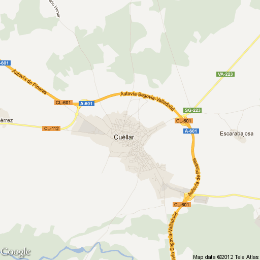 Imagen de Cuéllar mapa 40200 2 
