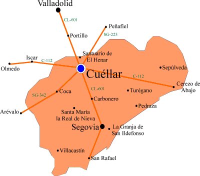 Imagen de Cuéllar mapa 40200 5 