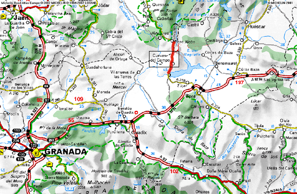 Imagen de Cuevas del Campo mapa 18813 2 
