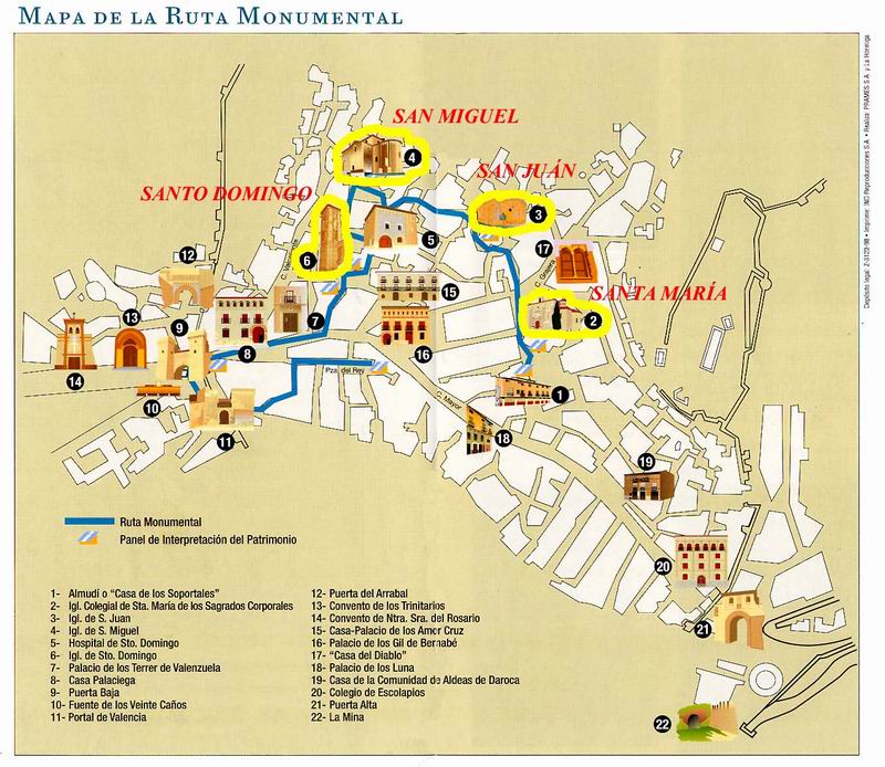 Imagen de Daroca mapa 50360 1 