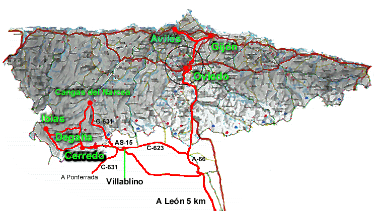 Imagen de Degaña mapa 33812 3 