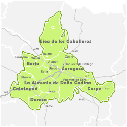 Imagen de Ejea de los Caballeros mapa 50600 6 