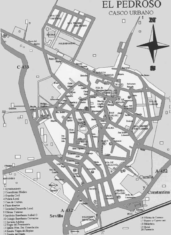 Imagen de El Pedroso mapa 41360 2 