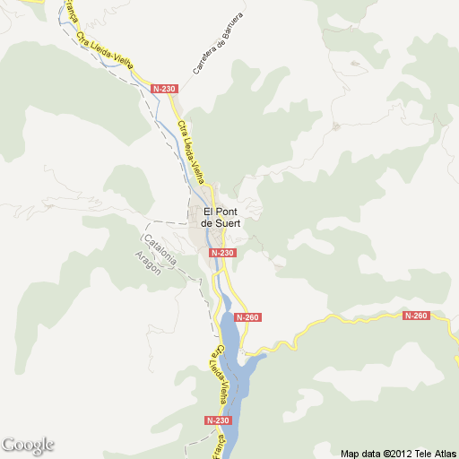 Imagen de El Pont de Suert mapa 25520 2 