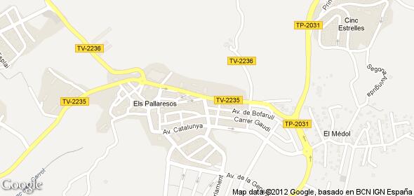 Imagen de Els Pallaresos mapa 43151 6 