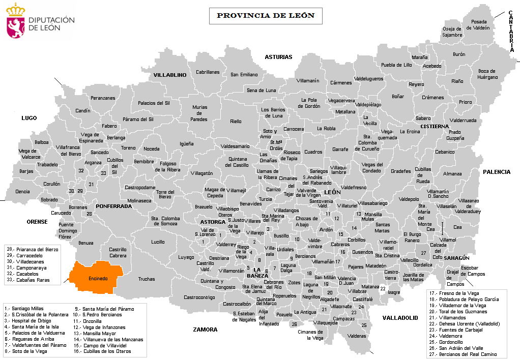 Imagen de Encinedo mapa 24745 3 
