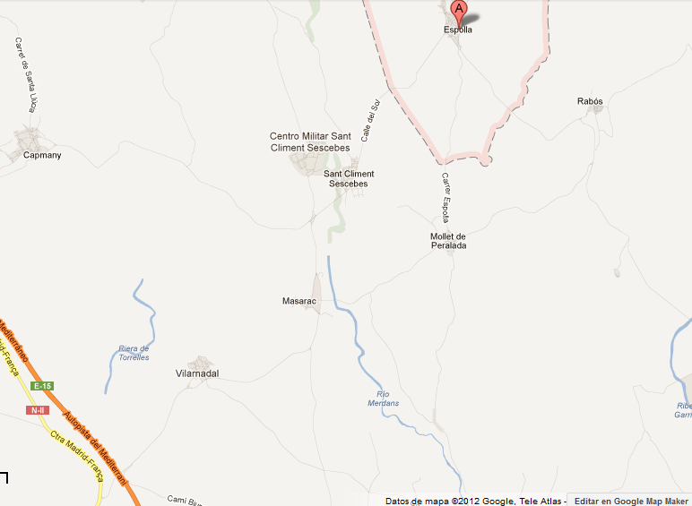 Imagen de Espolla mapa 17753 2 
