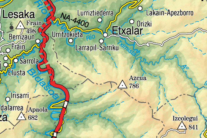 Imagen de Etxalar mapa 31760 2 