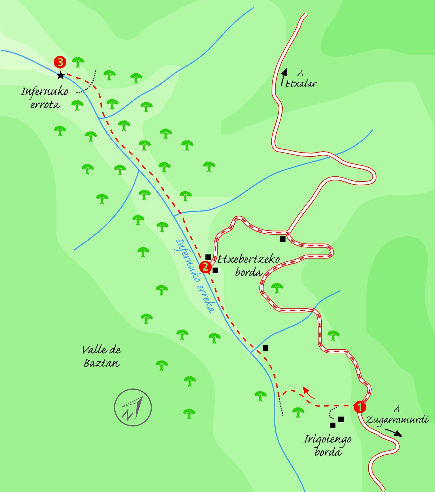 Imagen de Etxalar mapa 31760 5 