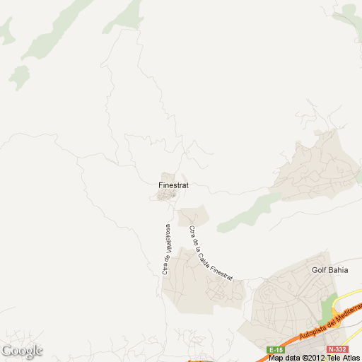 Imagen de Finestrat mapa 03509 2 