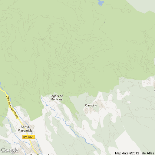 Imagen de Fogars de Montclús mapa 08479 1 