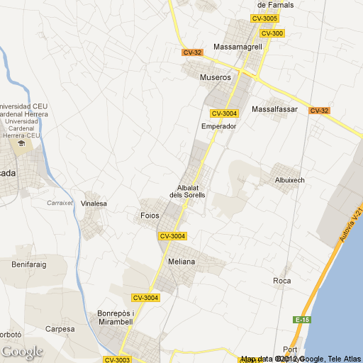 Imagen de Foios mapa 46134 1 
