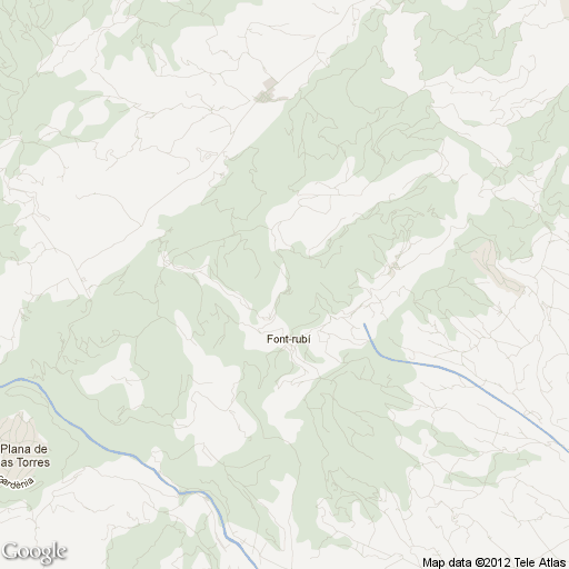 Imagen de Font-rubí mapa 08736 2 