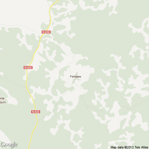 Imagen de Fórnoles mapa 44650 1 