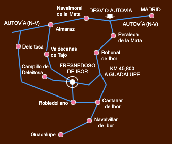 Imagen de Fresnedoso de Ibor mapa 10328 3 
